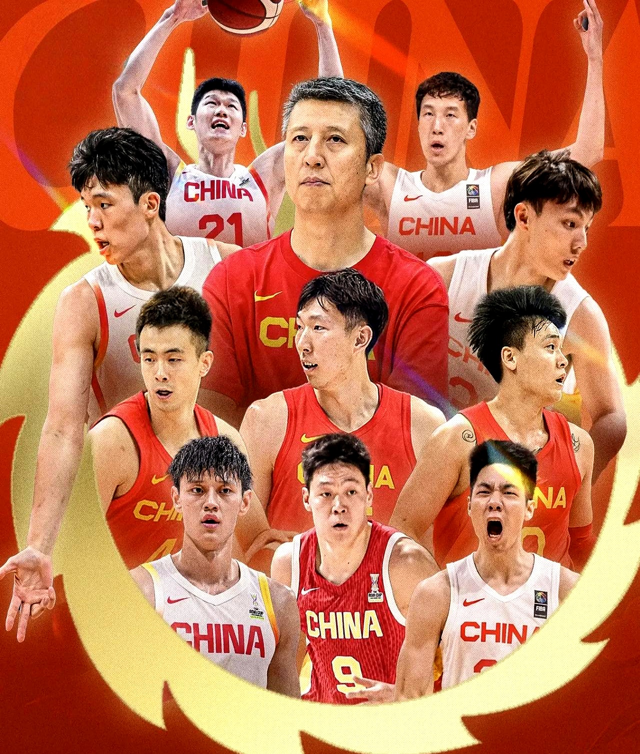 中国篮球队备战东京奥运赛事