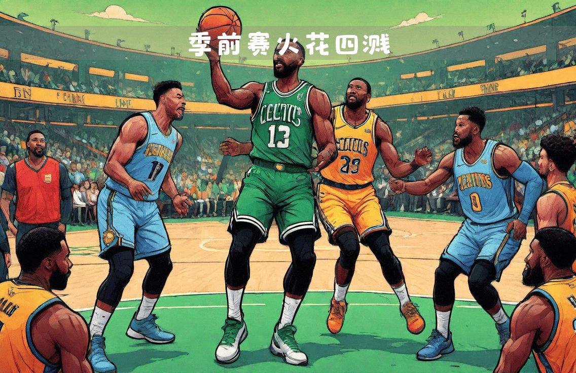 美国NBA季前赛开战，球星纷纷亮相