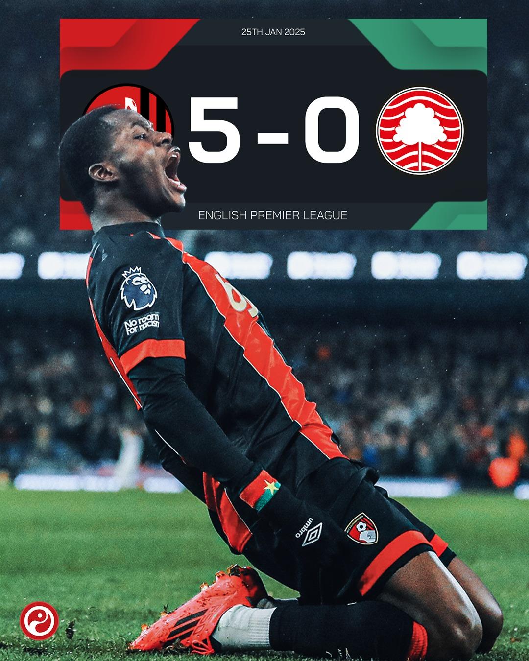 阿森纳前锋梅开二度，帮助球队战胜伯恩茅斯