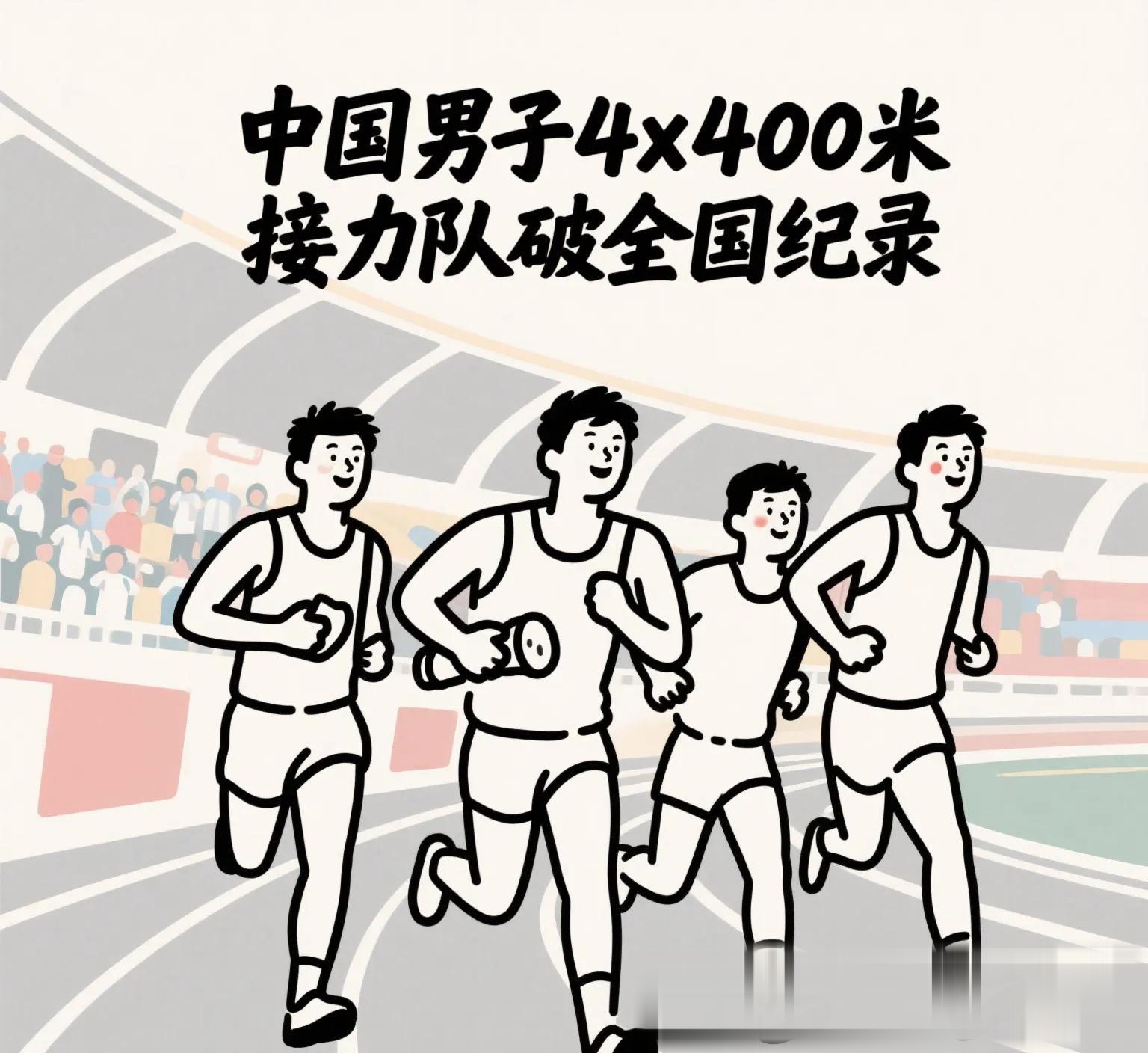 沙特田径队勇夺男子400米接力金牌，团队合作的简单介绍