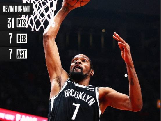 篮网胜公牛，取得四连胜